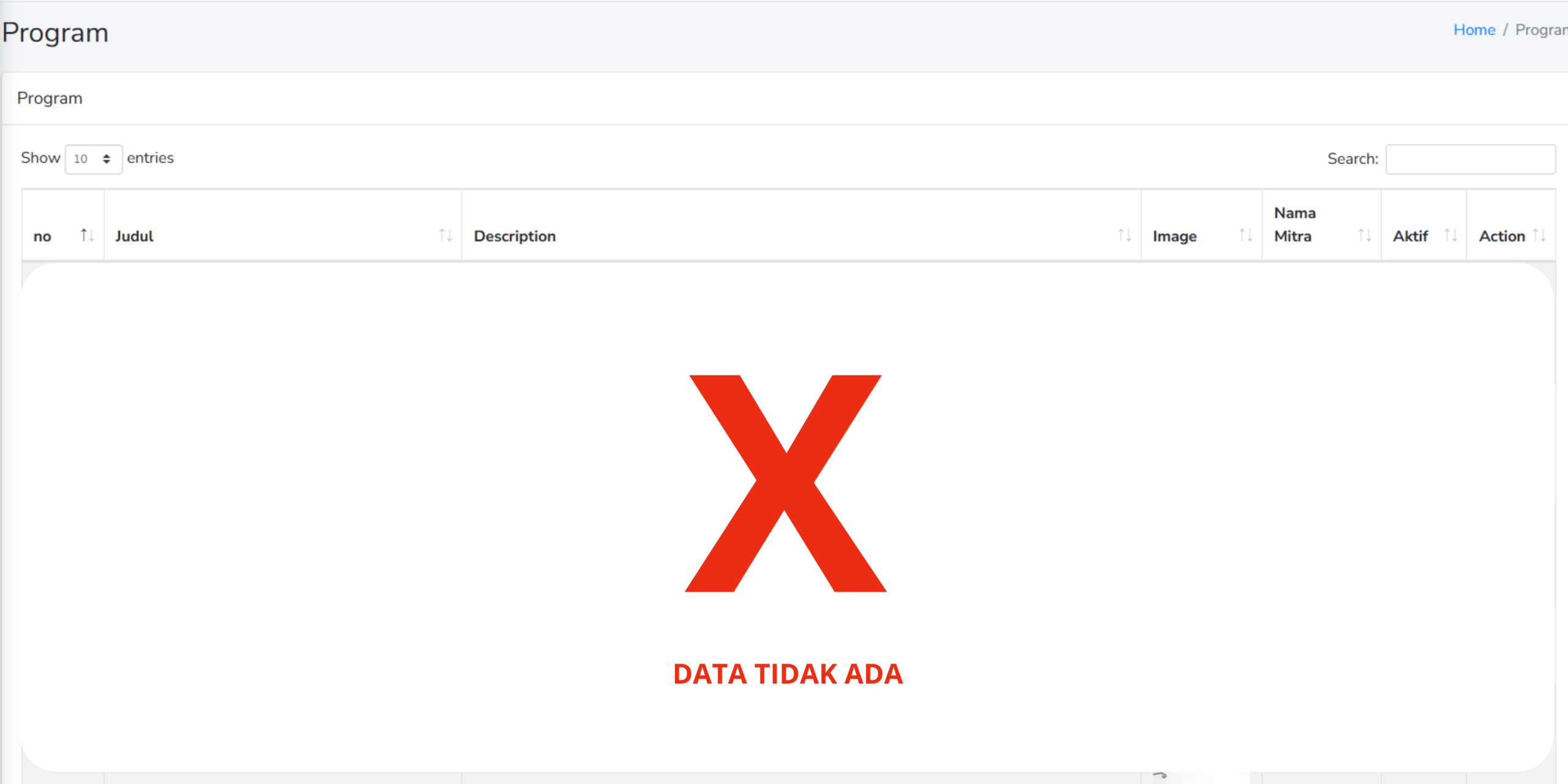 DATA TIDAK MUNCUL PADA PANEL: Penyebab dan Solusi